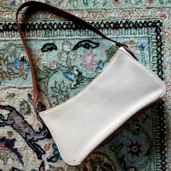 COLE HAAN Mini Handbag Purse Leather Trim - GVC - Picture 4 of 15